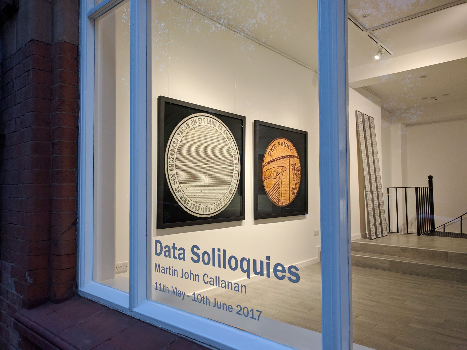 Data Soliloquies, solo exhibition at Argentea Gallery, Birmingham
