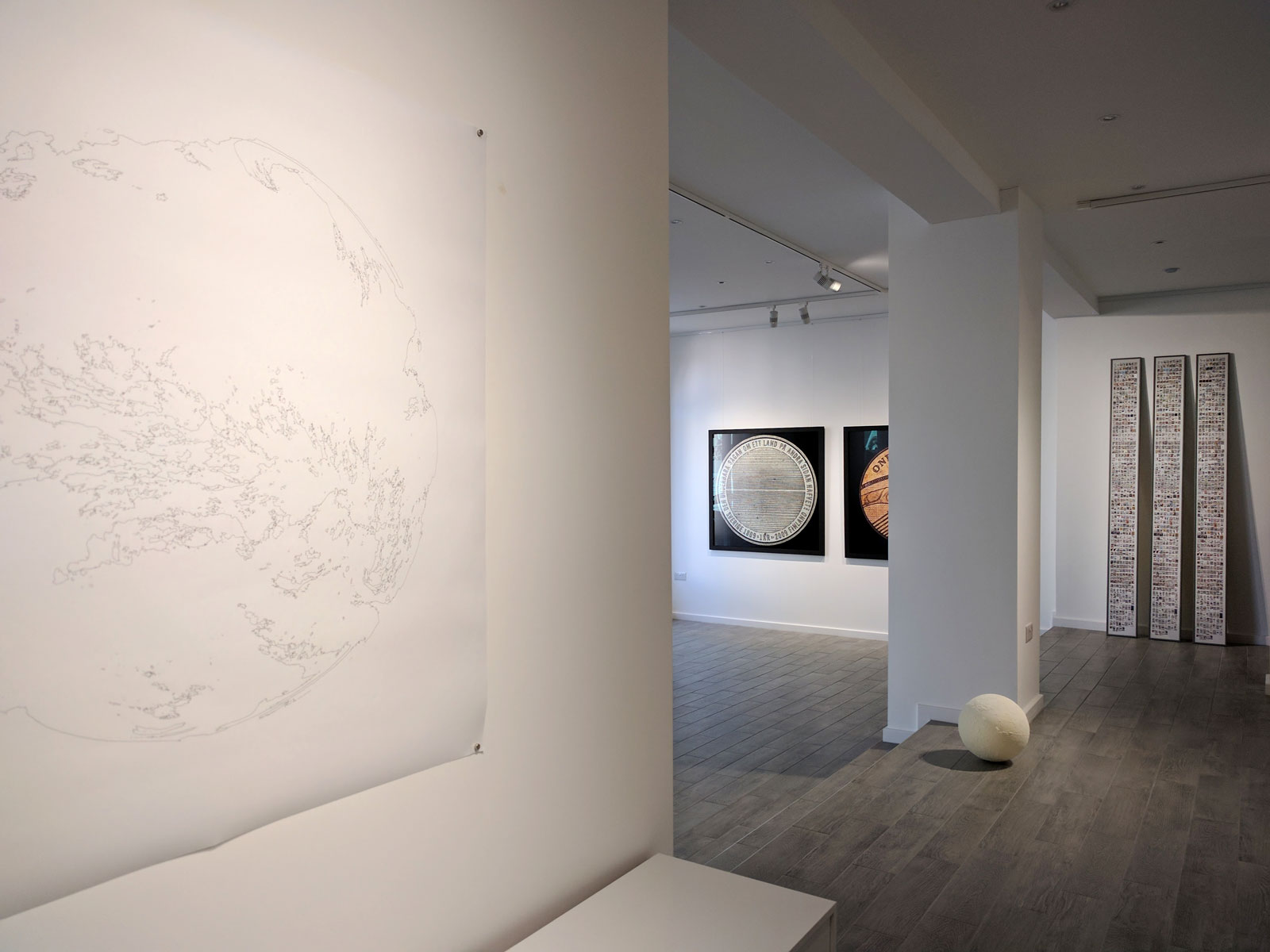 A Planetary Order (Terrestrial Cloud Globe), Argentea Gallery, 2017